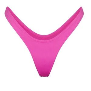 NWOT Swim Micro Tanga Bikini Bottoms in Taffy